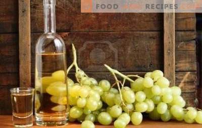 Domowa chacha z winogron - proste przepisy. Gotowanie kryształowo czystych chacha z winogron w domu