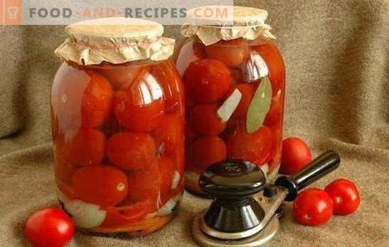 Tomater för vintern utan vitlök - vi förbereder vitaminer för framtiden! Recept av tomater för vintern utan vitlök, tidtestad