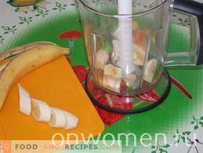 Städesost smoothie med banan och honung