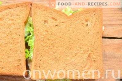 Smörgås med rågbröd, bröst och gurka