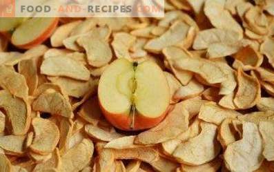 Hur man lagrar torkade äpplen