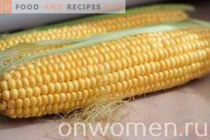 Hur man lagar majs på cob i en panna