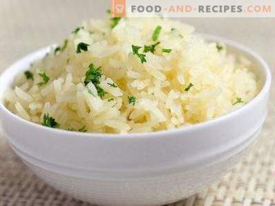 Crumbly ris för garnering