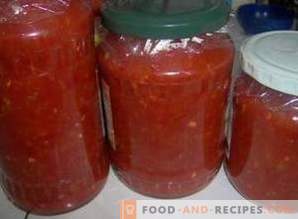 Adjika från tomater till vintern