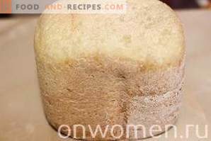 Vitt bröd i brödtillverkare