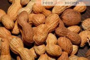 Rostade jordnötter: bra och skada