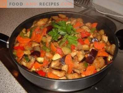 Vegetabiliska Aubergine Stew