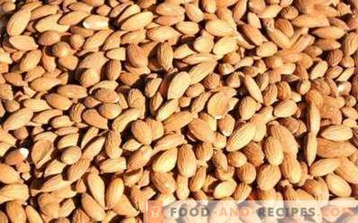 Almonds - användbara egenskaper och kontraindikationer