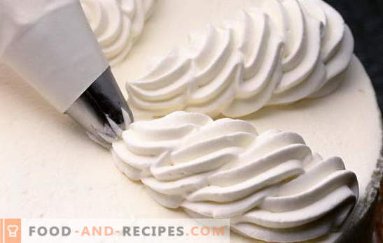 Cream cream för kakan - enkelt! De bästa bakverk recepten grädde grädde tårta och bakverk