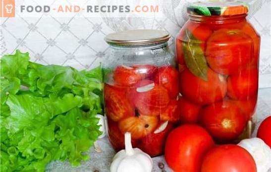 Det är mest användbart att rulla tomater för vintern utan vinäger. De bästa recepten för att göra doftande hemlagade tomater för vintern utan ättika